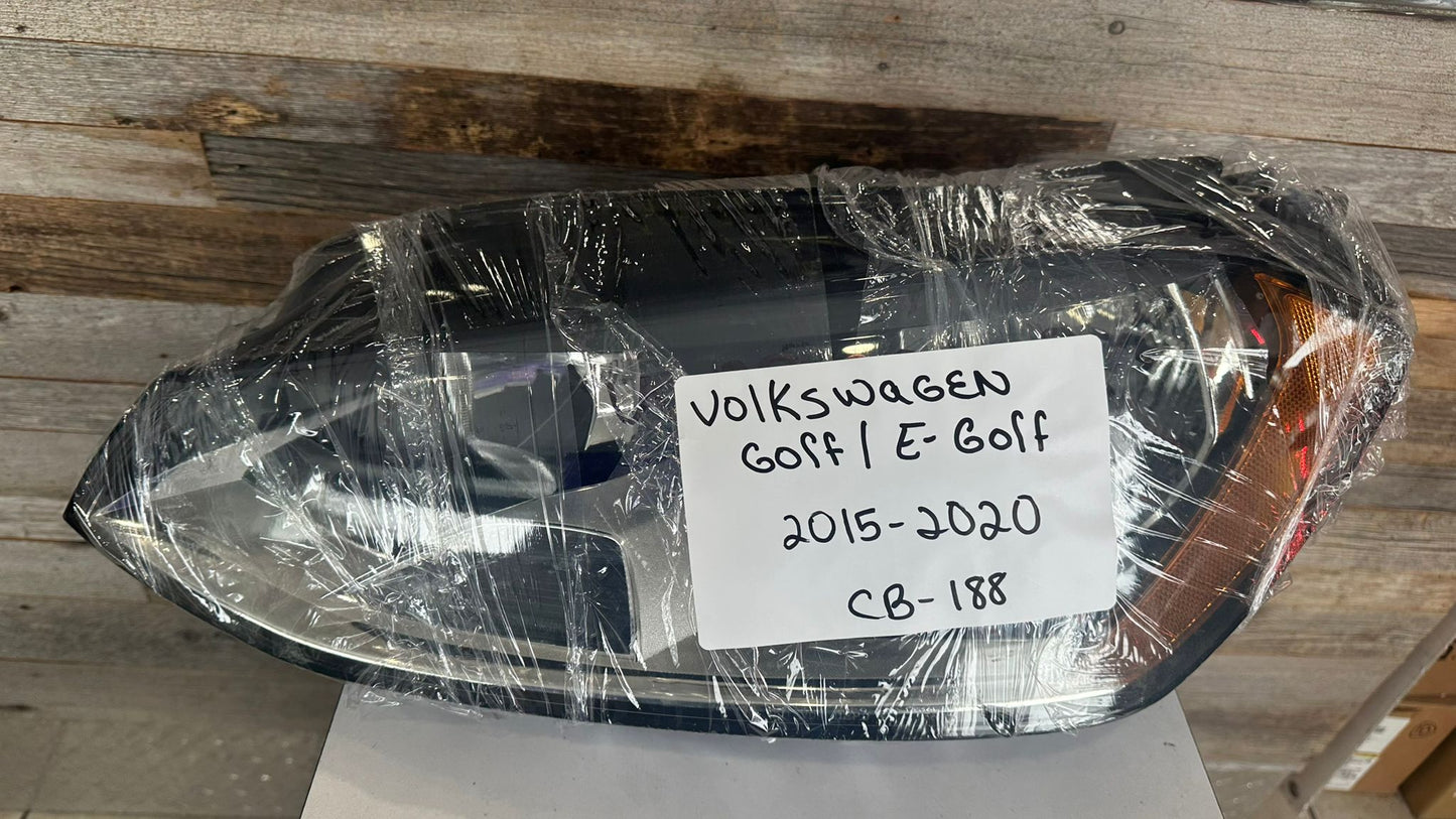 VOLKSWAGEN E-GOLF/GOLF 2015-2020 Driver Headlamp assy composite Halogen