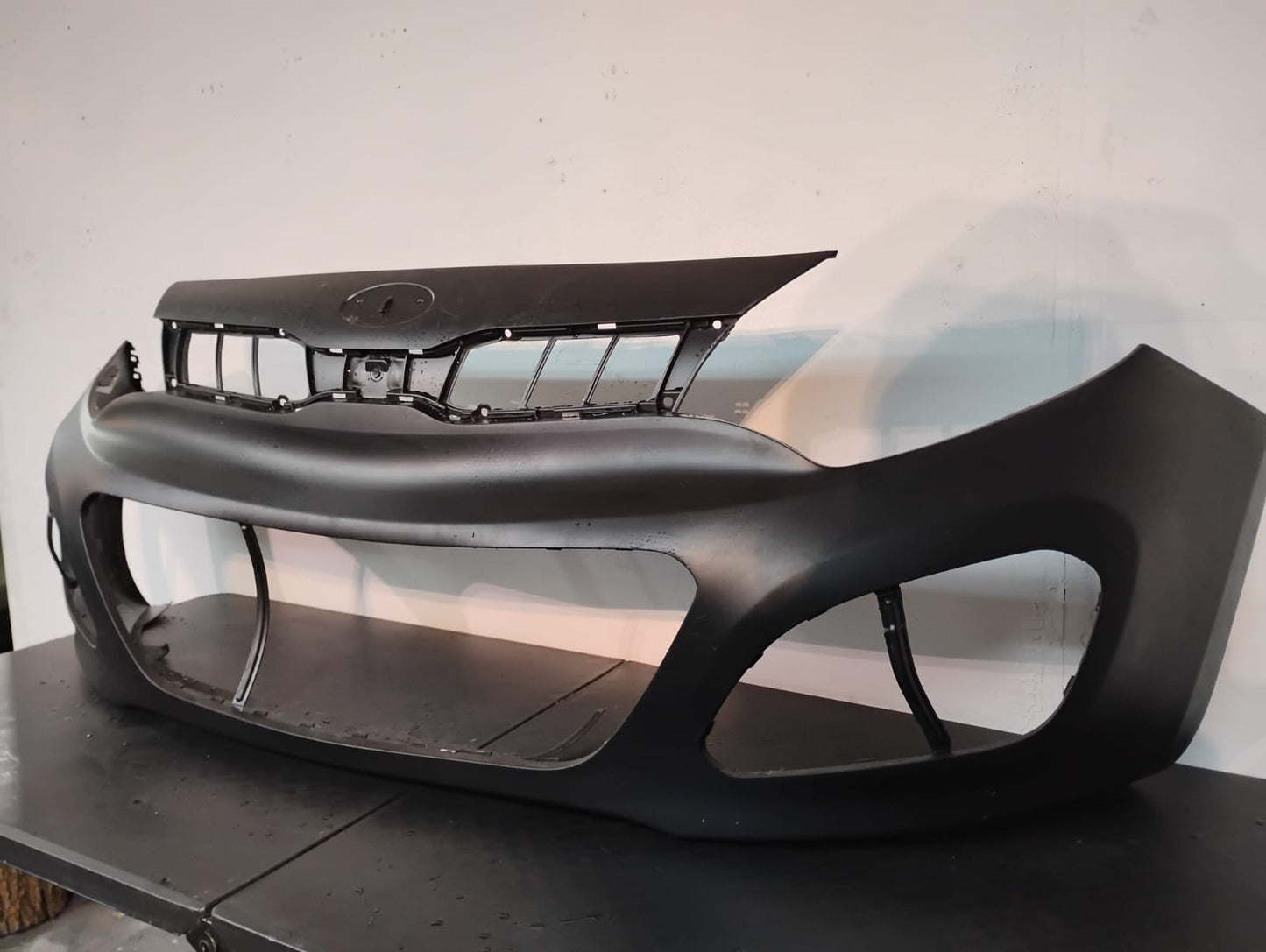 KIA RIO 2012-2015 Front bumper cover H/B; prime