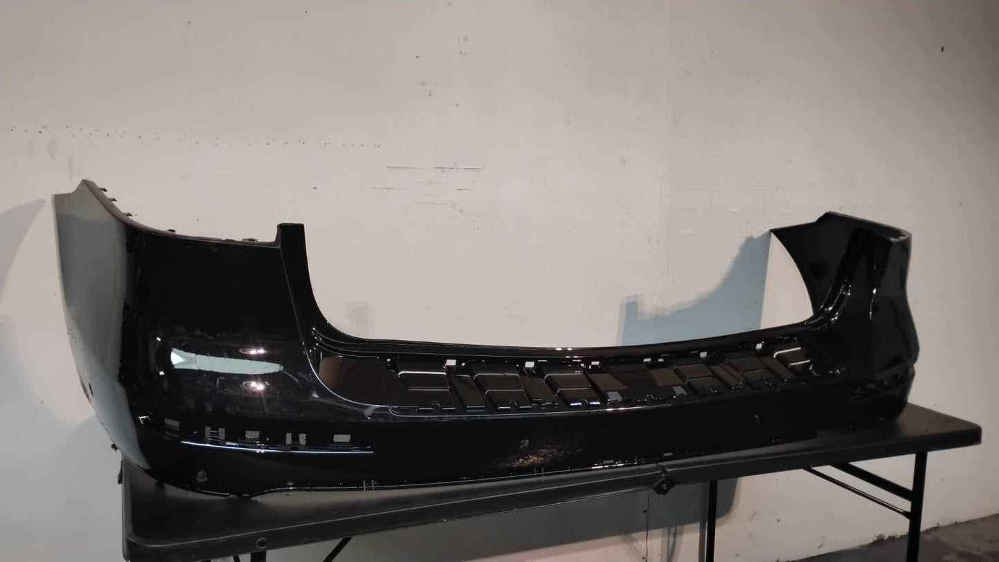 MERCEDEZ BENZ GLE300d 2016-2019 Rear bumper cover BLACK PINTED W166; SUV; w/o AMG Styling Pkg; w/Active Park Assist; prime