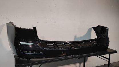 MERCEDEZ BENZ GLE300d 2016-2019 Rear bumper cover BLACK PINTED W166; SUV; w/o AMG Styling Pkg; w/Active Park Assist; prime