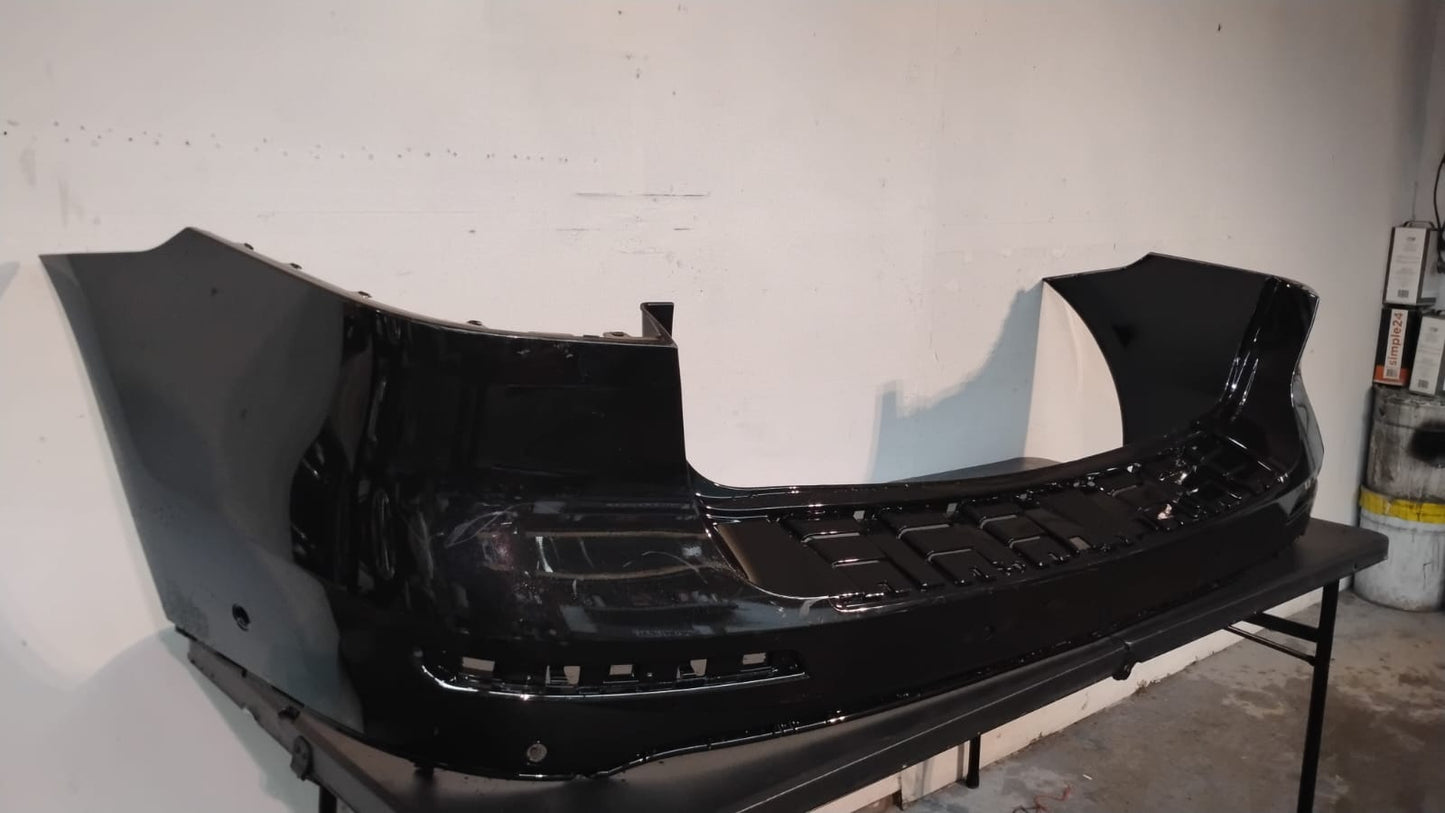 MERCEDEZ BENZ GLE300d 2016-2019 Rear bumper cover BLACK PINTED W166; SUV; w/o AMG Styling Pkg; w/Active Park Assist; prime