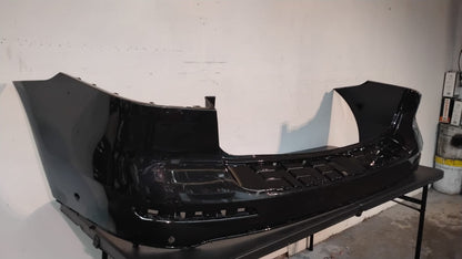 MERCEDEZ BENZ GLE300d 2016-2019 Rear bumper cover BLACK PINTED W166; SUV; w/o AMG Styling Pkg; w/Active Park Assist; prime