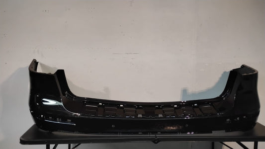 MERCEDEZ BENZ GLE300d 2016-2019 Rear bumper cover BLACK PINTED W166; SUV; w/o AMG Styling Pkg; w/Active Park Assist; prime