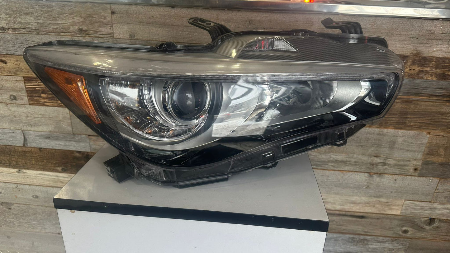 INFINITI Q50 2014-2017 Passenger Headlamp assy composite w/o Adaptive Headlamps