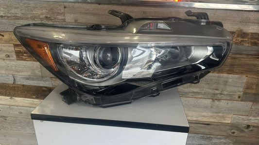 INFINITI Q50 2014-2017 Passenger Headlamp assy composite w/o Adaptive Headlamps