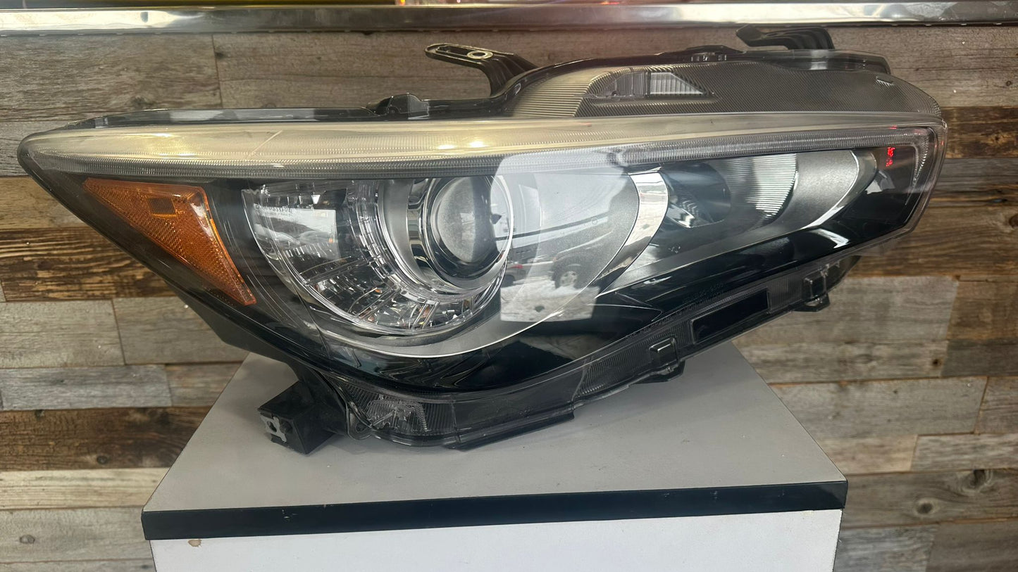 INFINITI Q50 2014-2017 Passenger Headlamp assy composite w/o Adaptive Headlamps