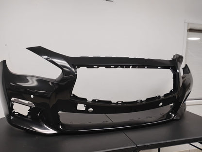 INFINITI Q50 2014-2017 Front bumper BLACK COLOR  cover BASE|PREMIUM; w/Object Sensors; prime