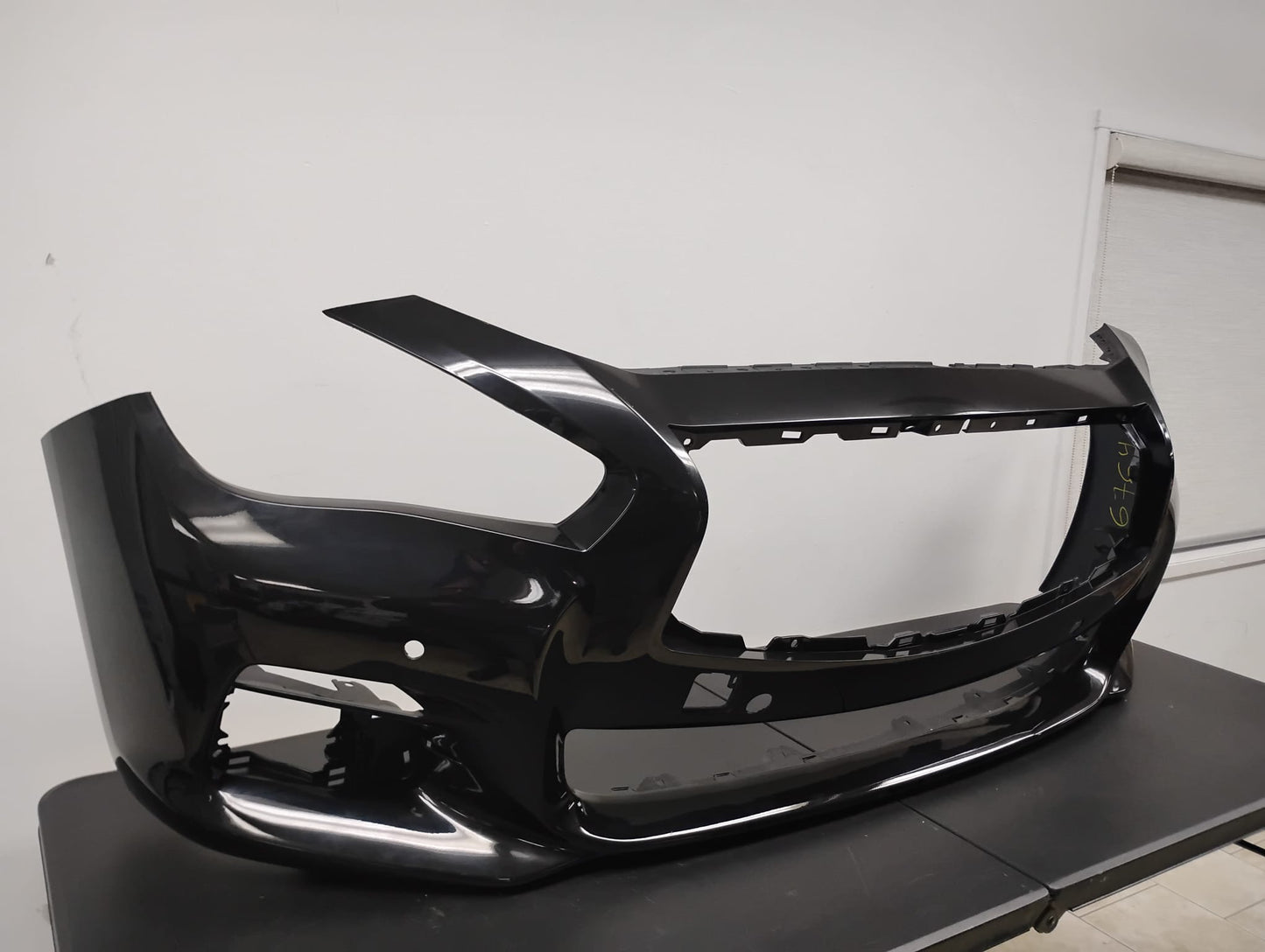INFINITI Q50 2014-2017 Front bumper BLACK COLOR  cover BASE|PREMIUM; w/Object Sensors; prime