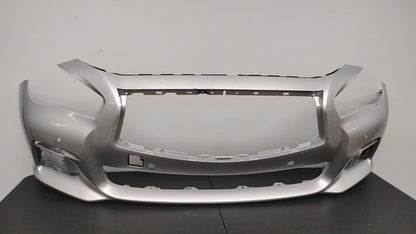 INFINITI Q50 2014-2017 Front bumper SILVER COLOR cover BASE|PREMIUM; w/o Object Sensors; prime