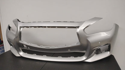 INFINITI Q50 2014-2017 Front bumper SILVER COLOR cover BASE|PREMIUM; w/o Object Sensors; prime