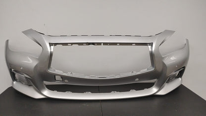 INFINITI Q50 2014-2017 Front bumper SILVER COLOR cover BASE|PREMIUM; w/o Object Sensors; prime