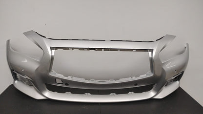 INFINITI Q50 2014-2017 Front bumper SILVER COLOR cover BASE|PREMIUM; w/o Object Sensors; prime