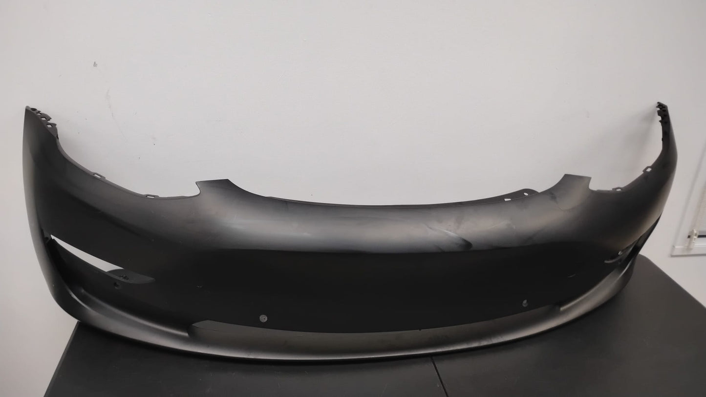 TESLA 3 2017-2023 Front bumper cover prime W/SENSORS