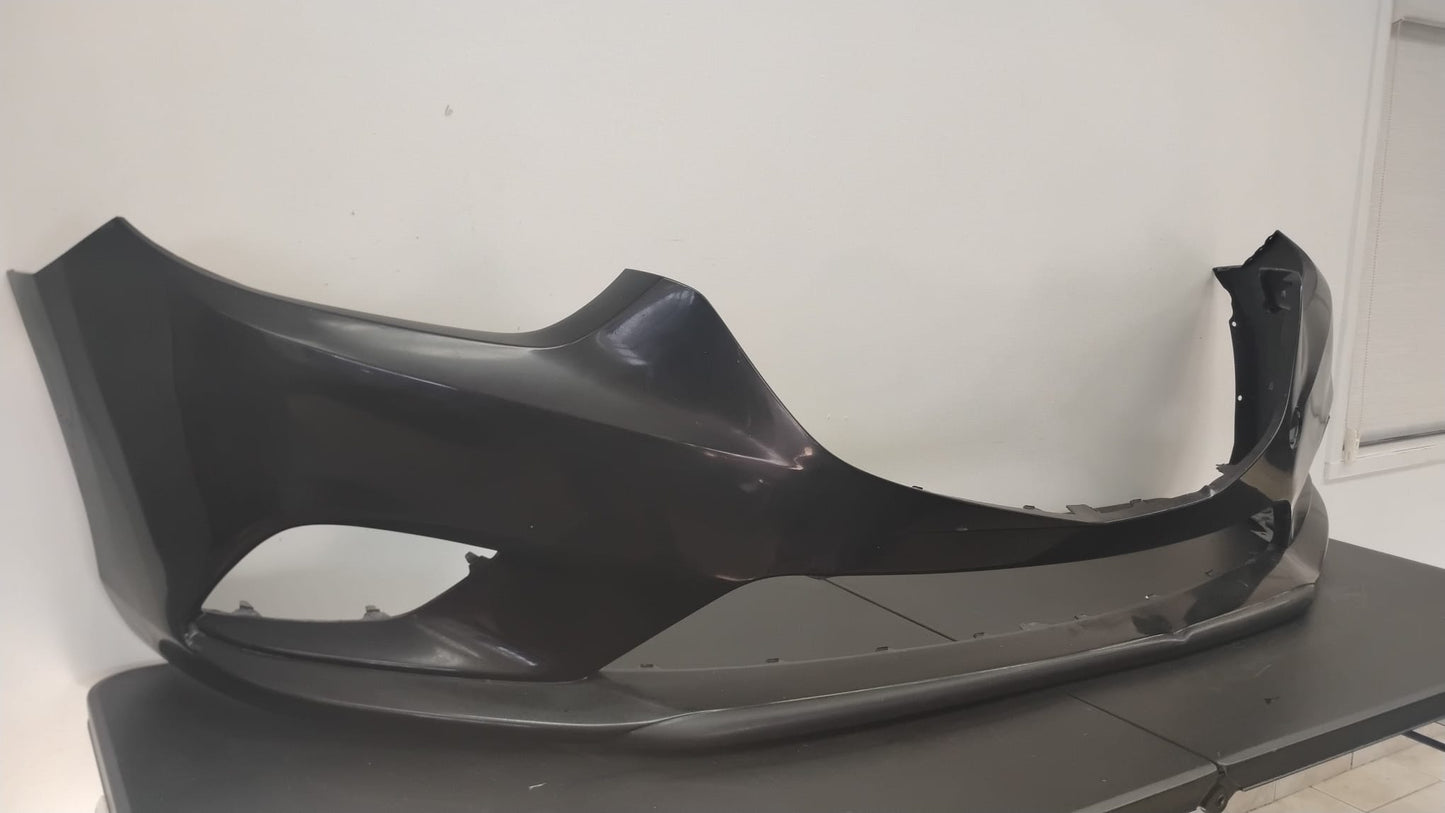 MAZDA 6 2014-2017 Front bumper cover w/o LED Lamps; prime BLACK COLOR