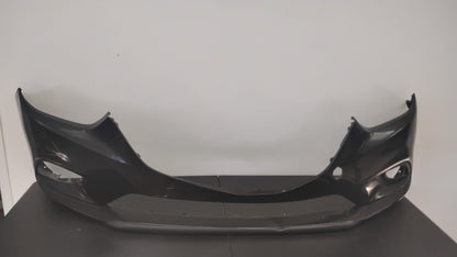 MAZDA 6 2014-2017 Front bumper cover w/o LED Lamps; prime BLACK COLOR