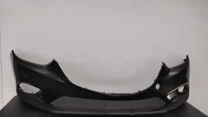 MAZDA 6 2014-2017 Front bumper cover w/o LED Lamps; prime BLACK COLOR
