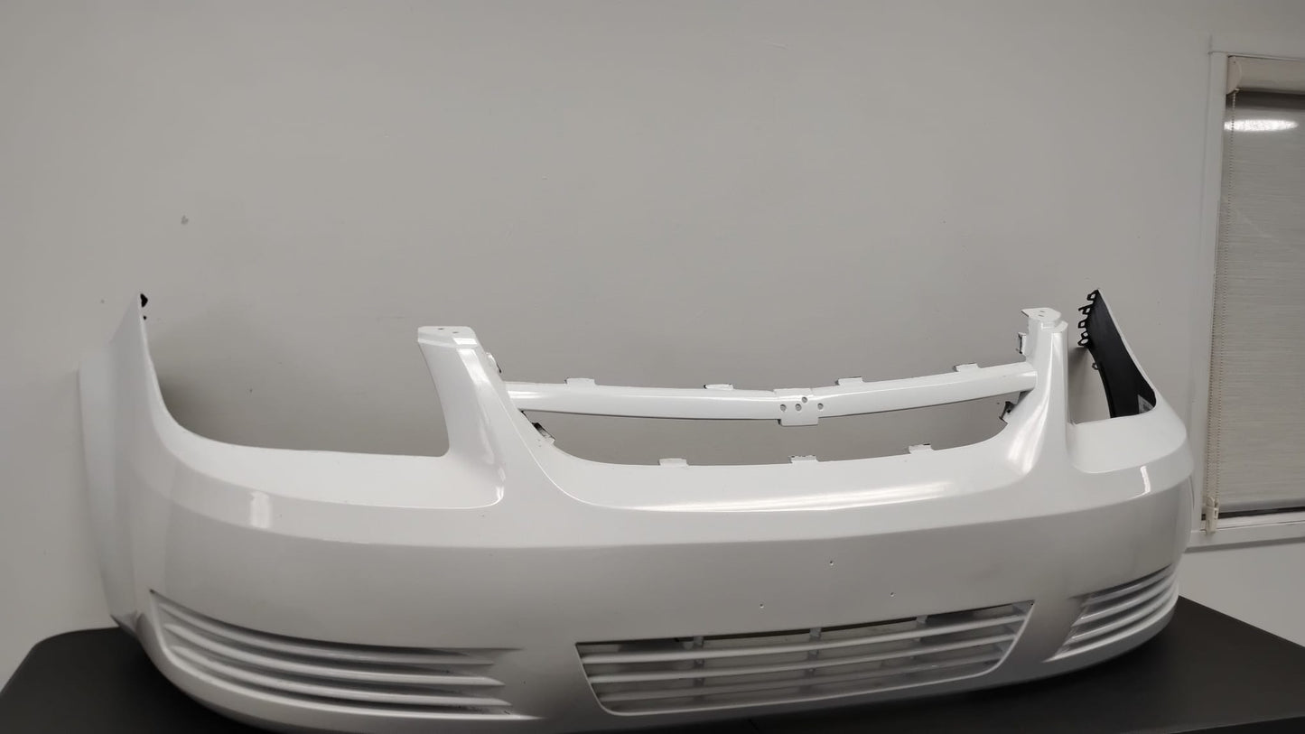 CHEVROLET COBALT 2005 2010 Front bumper cover Base|LS|LT w/o Fog Lamps; prime WHITE COLOR