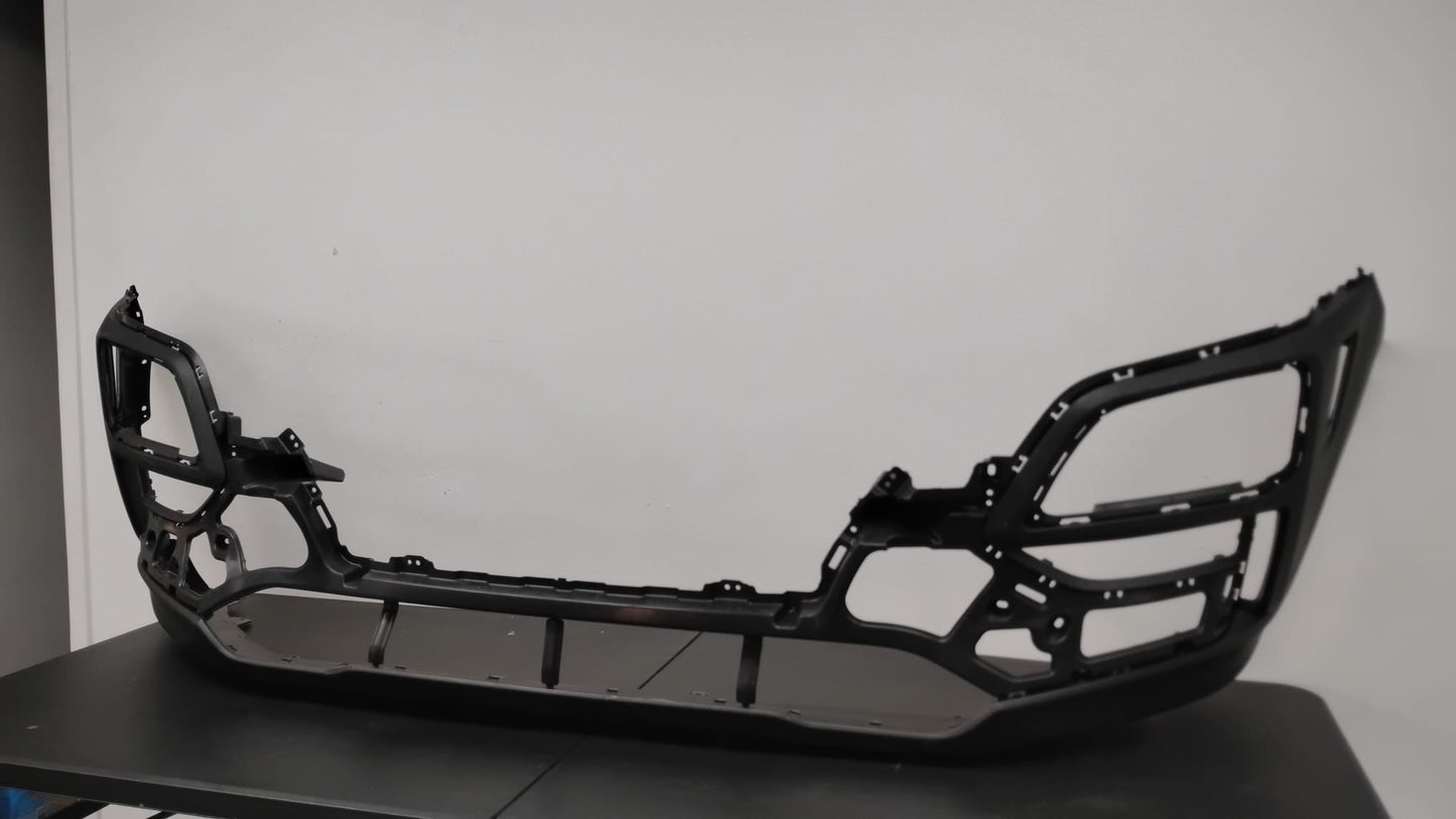 HYUNDAI KONA 2018-2021 Front bumper cover lower ESSENTIAL|LUXURY|PREFERRED|SE|SEL; w/o Fog Lamps; Textured Black