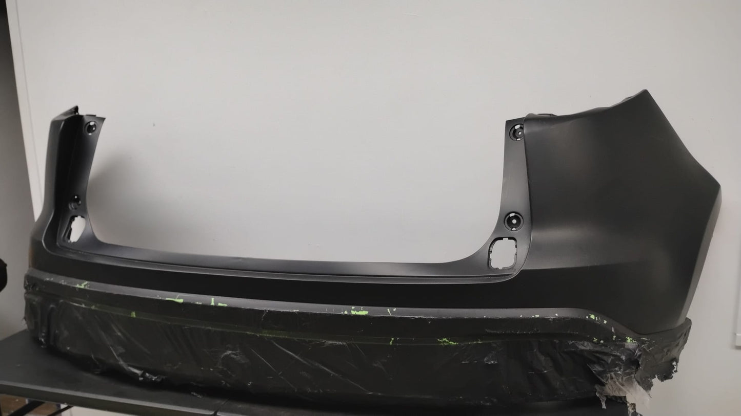 MAZDA CX-9 2016-2023 Rear bumper cover w/o Parking Sensors; prime
