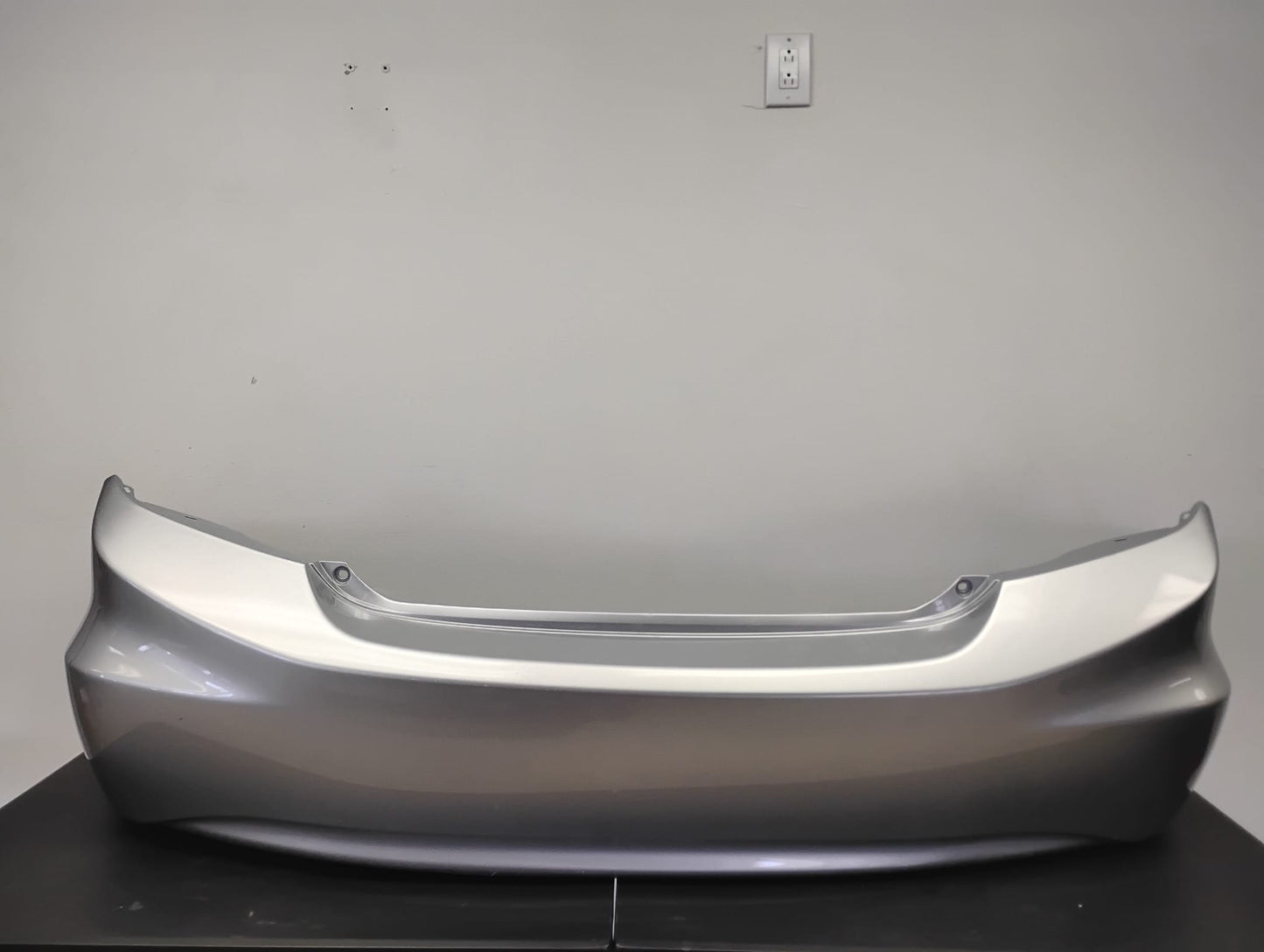 HONDA CIVIC 2012 REAR BUMPER COVER SILVER COLOR W/O PARK ASSIST PTM EXC. JAPAN BUILT 2012 ONLY CIVIC SEDAN 1.8L / 2012 only CIVIC HYBRID