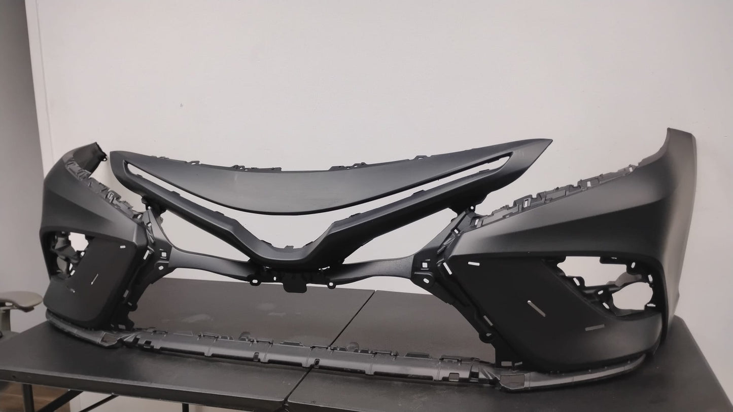 TOYOTA CAMRY 2020-2024 Front bumper cover XSE/SE/HYBRID; w/o TRD Pkg; w/o Front View Camera; w/o Parking Sensors; prime