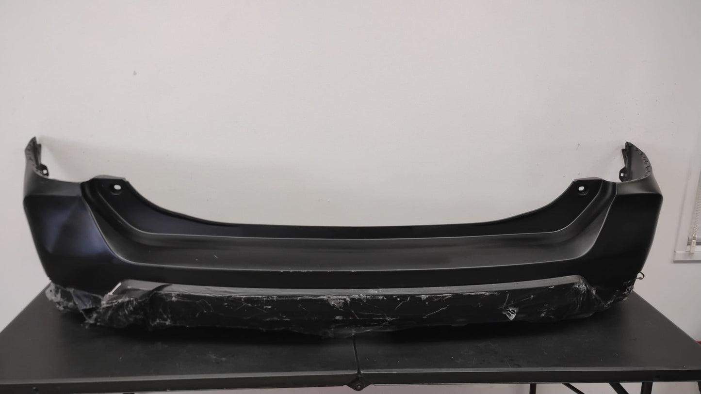 NISSAN ROGUE 2017 2020 Rear bumper cover w/o Distance Sensors; prime