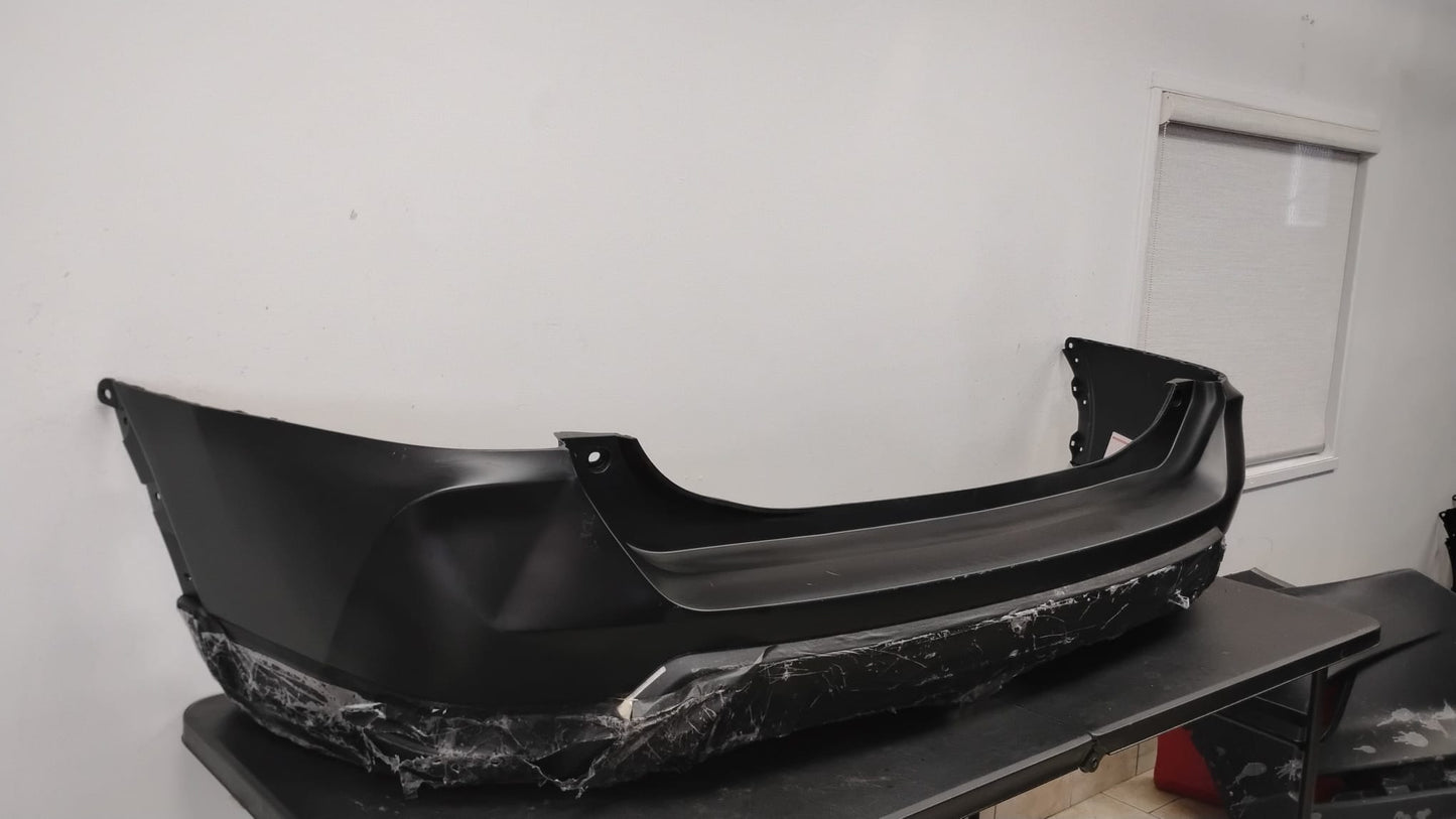 NISSAN ROGUE 2017 2020 Rear bumper cover w/o Distance Sensors; prime