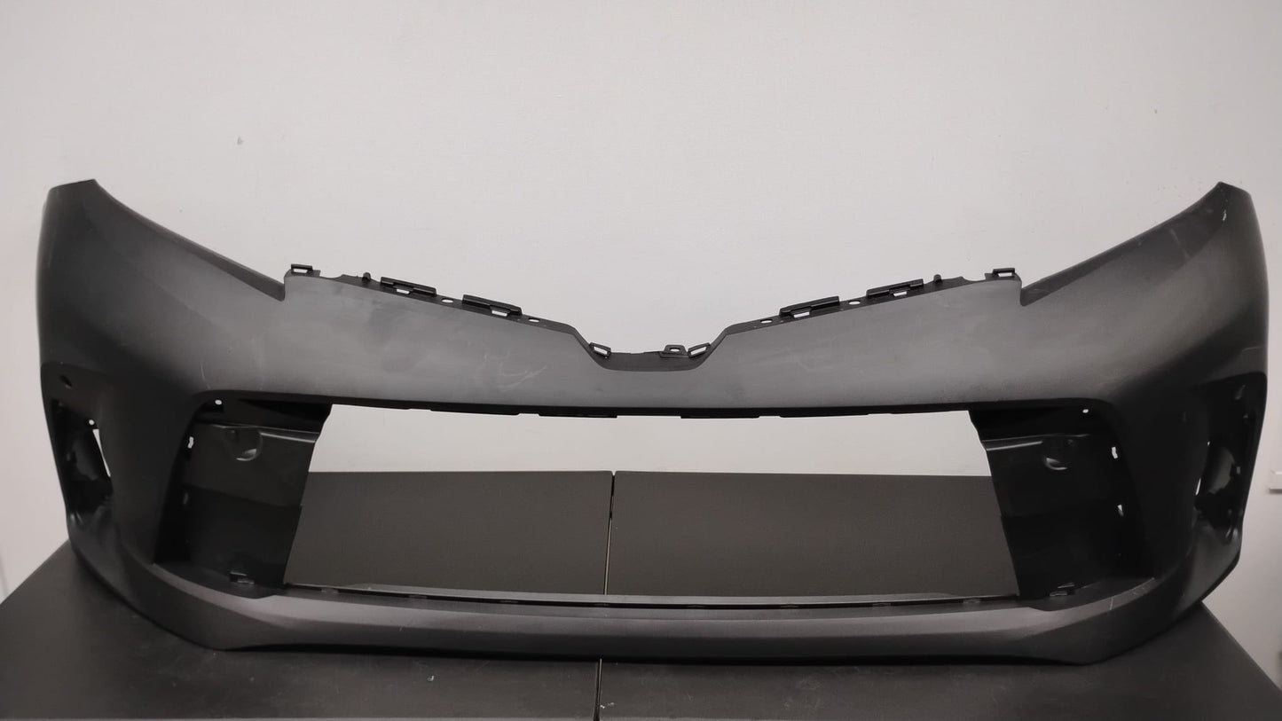TOYOTA SIENNA 2018-2020 Front bumper cover L|LE|XLE; w/Park Distance Sensors; prime
