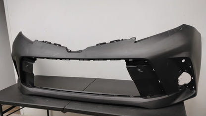 TOYOTA SIENNA 2018-2020 Front bumper cover L|LE|XLE; w/Park Distance Sensors; prime