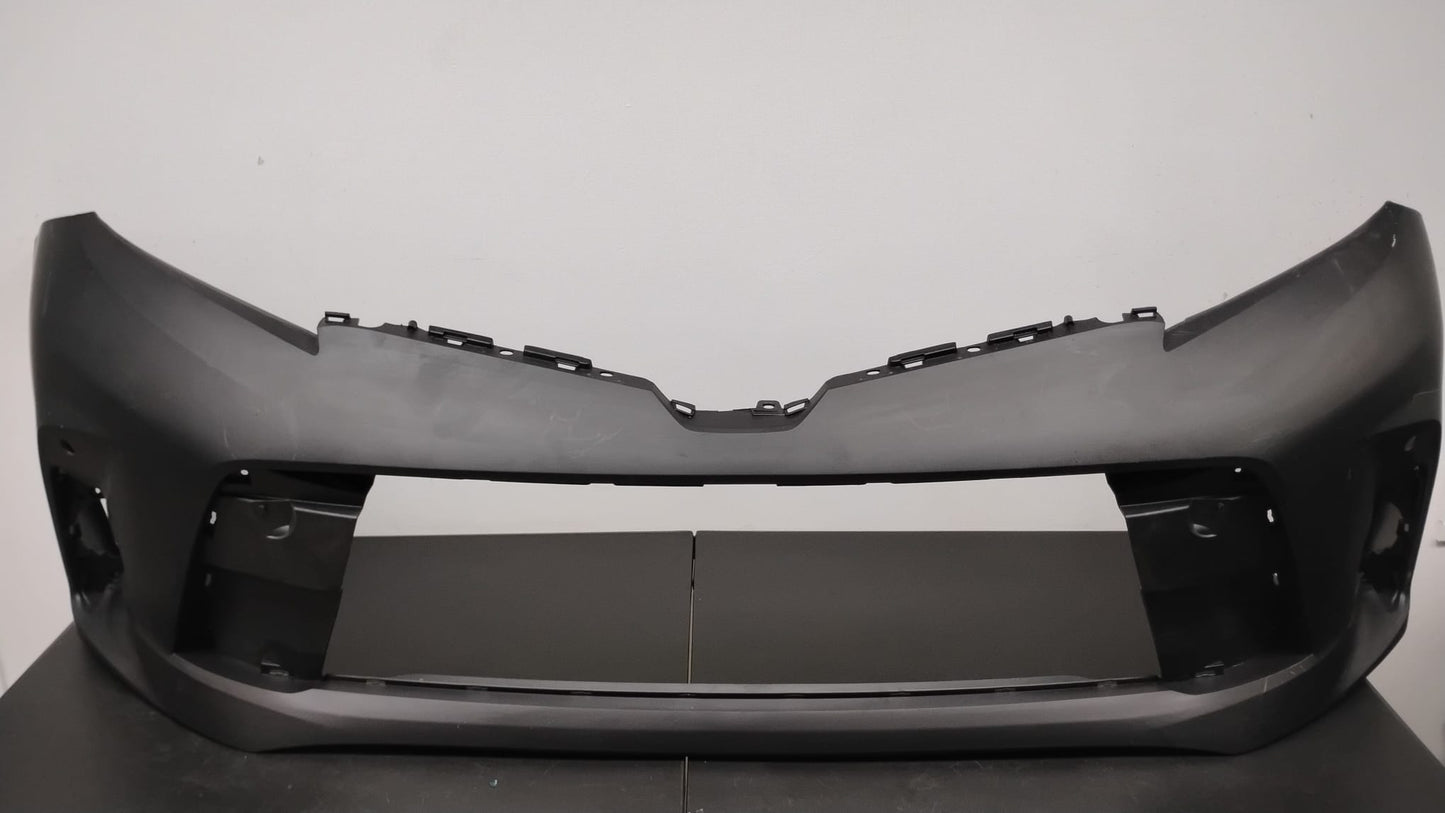 TOYOTA SIENNA 2018-2020 Front bumper cover L|LE|XLE; w/Park Distance Sensors; prime