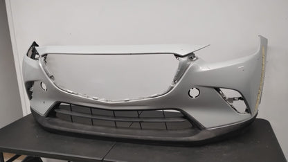 MAZDA CX-3 2016-2022 Front bumper cover w/o Chrome Mldg; Smooth Upper/Textured Center & Lower; prime GREY