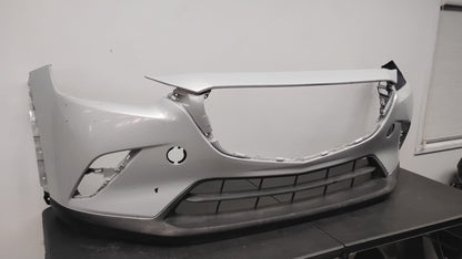 MAZDA CX-3 2016-2022 Front bumper cover w/o Chrome Mldg; Smooth Upper/Textured Center & Lower; prime GREY