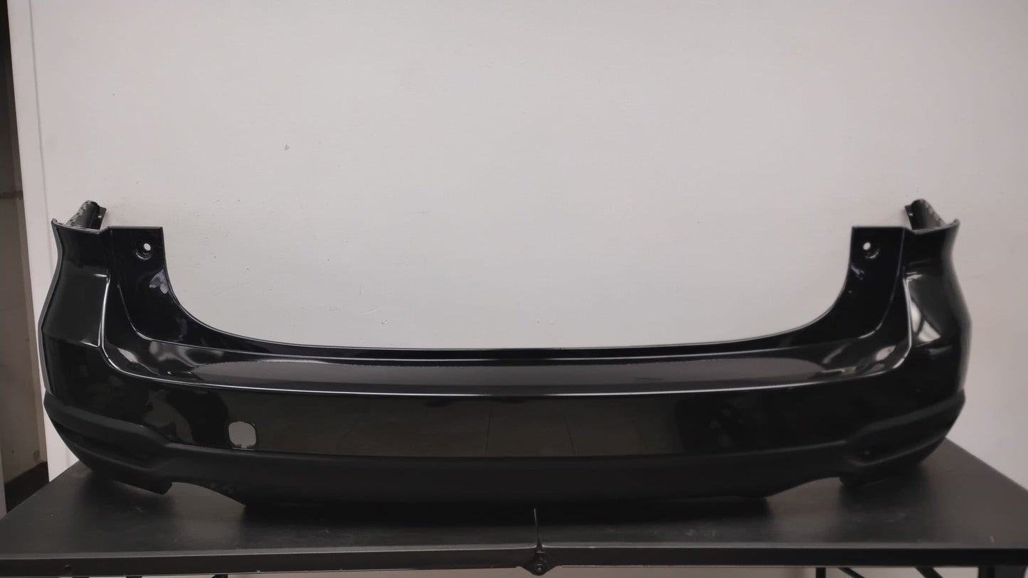 SUBARU FORESTER 2014-2018 BLACK COLOR Rear bumper cover w/o Object Sensors; w/Textured Lower; prime
