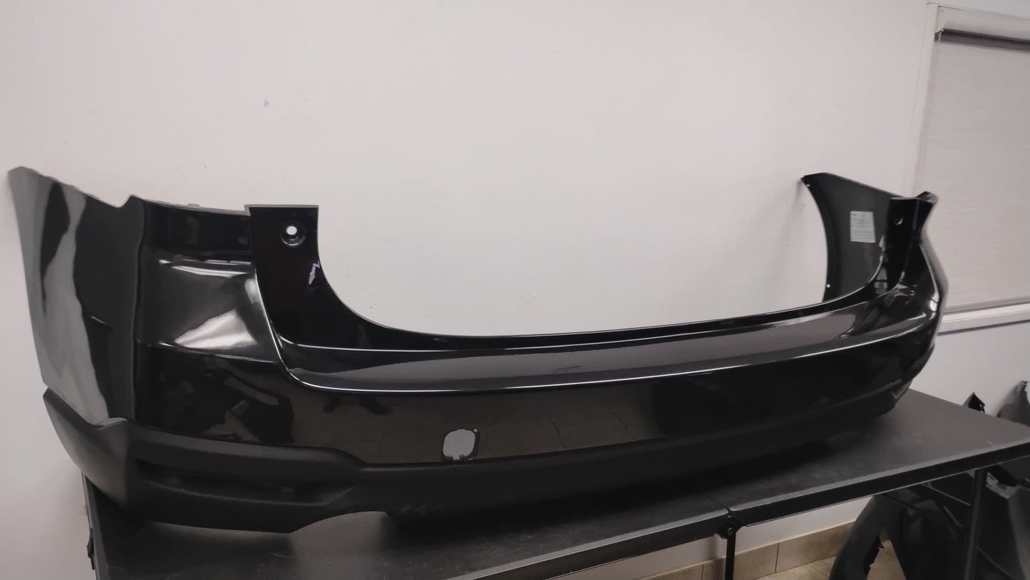 SUBARU FORESTER 2014-2018 BLACK COLOR Rear bumper cover w/o Object Sensors; w/Textured Lower; prime