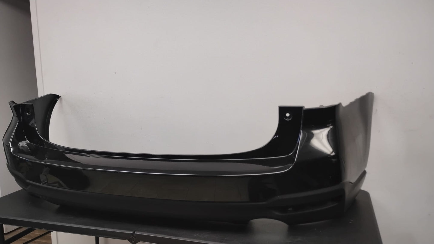 SUBARU FORESTER 2014-2018 BLACK COLOR Rear bumper cover w/o Object Sensors; w/Textured Lower; prime