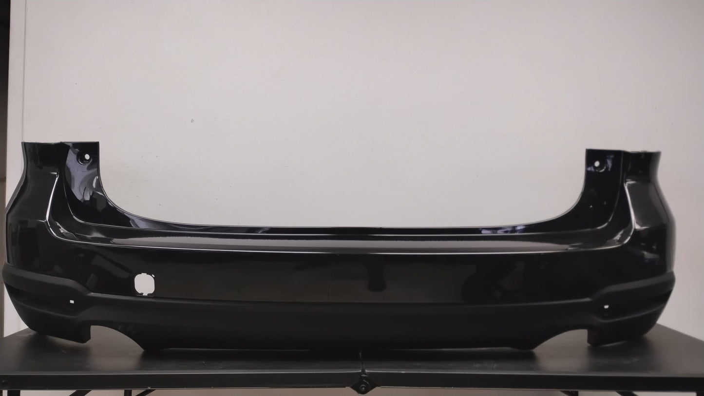 SUBARU FORESTER 2014-2018 BLACK COLOR Rear bumper cover w/o Object Sensors; w/Textured Lower; prime