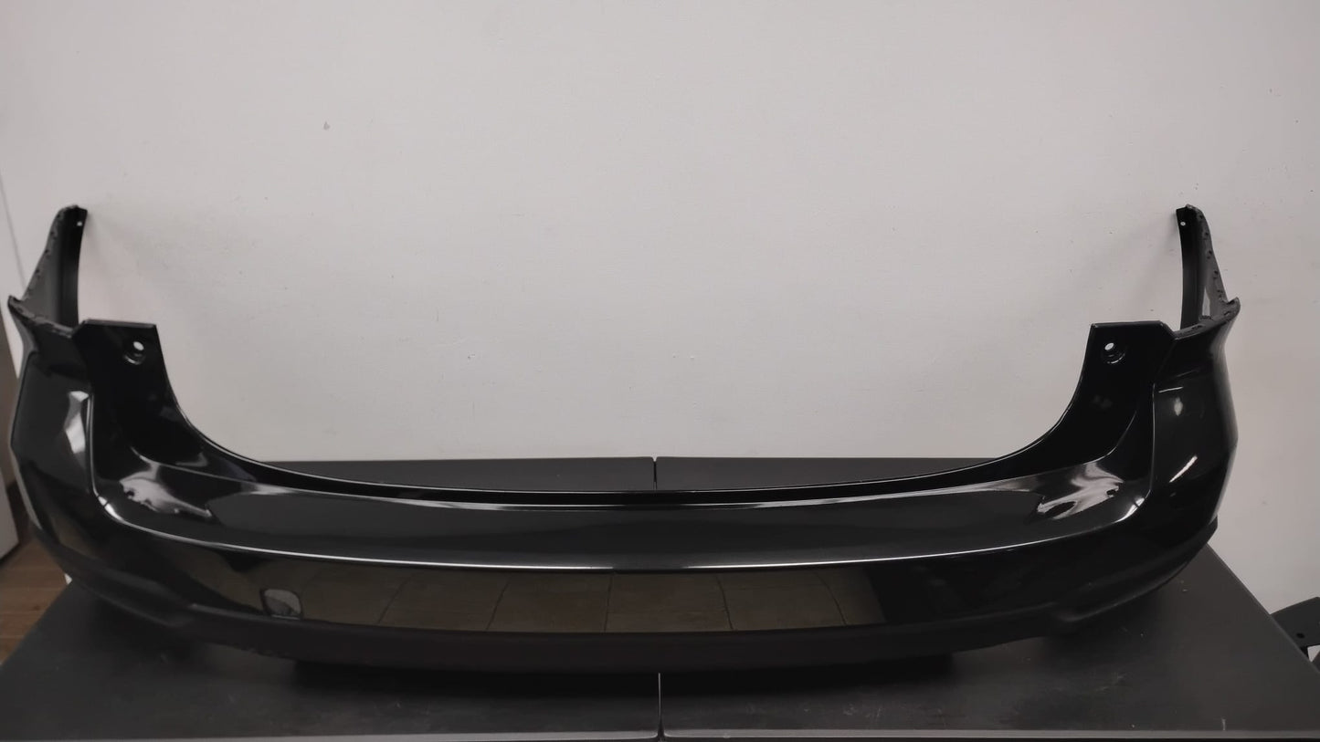 SUBARU FORESTER 2014-2018 BLACK COLOR Rear bumper cover w/o Object Sensors; w/Textured Lower; prime