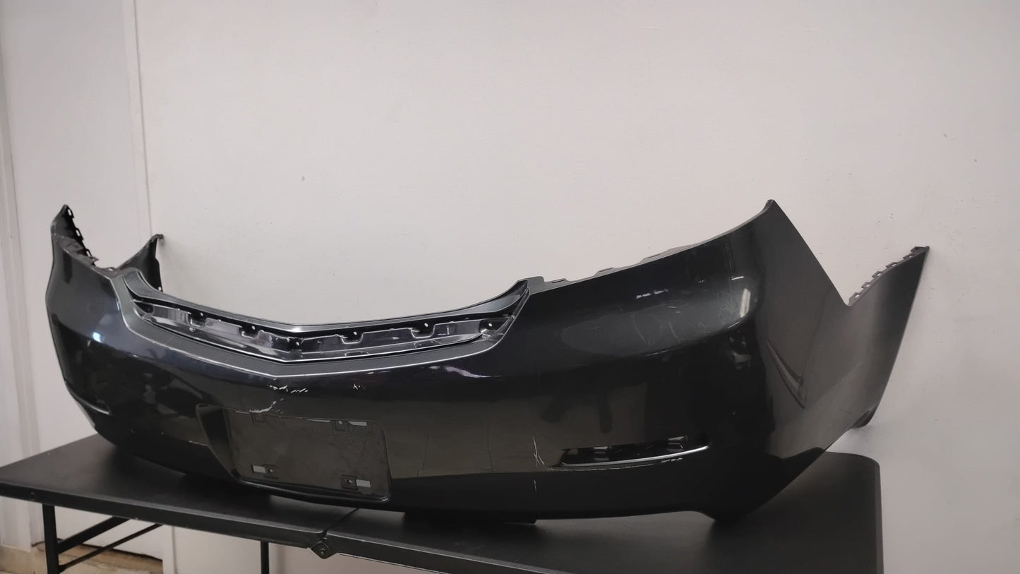 ACURA TL 2012-2014 Rear bumper cover w/o Parking Assist; prime BLACK COLOR
