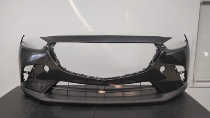 MAZDA CX-3 2019-2021 Front bumper DARK GREY COLOR cover w/Chrome Mldg; prime