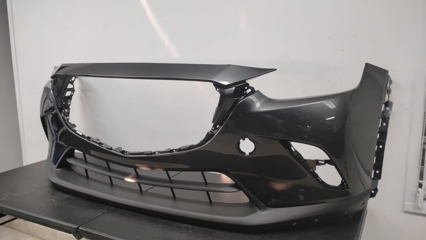 MAZDA CX-3 2019-2021 Front bumper DARK GREY COLOR cover w/Chrome Mldg; prime