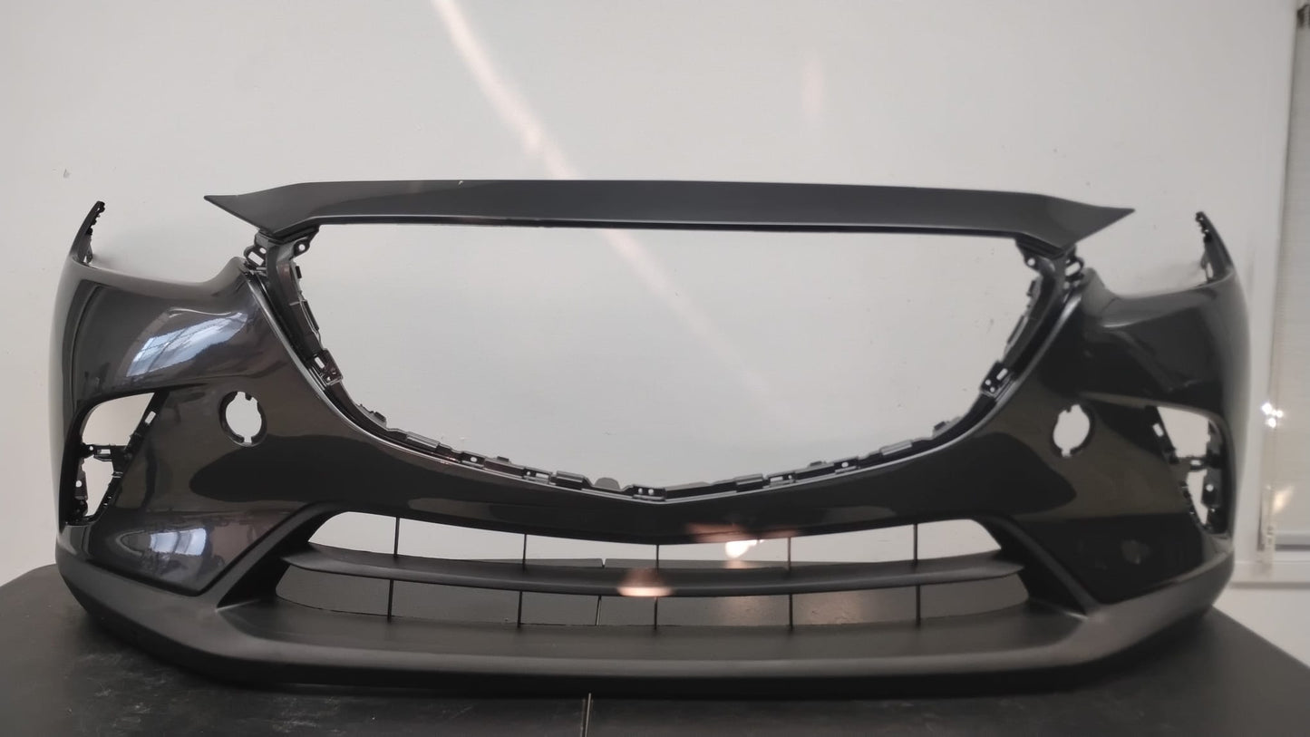 MAZDA CX-3 2019-2021 Front bumper DARK GREY COLOR cover w/Chrome Mldg; prime