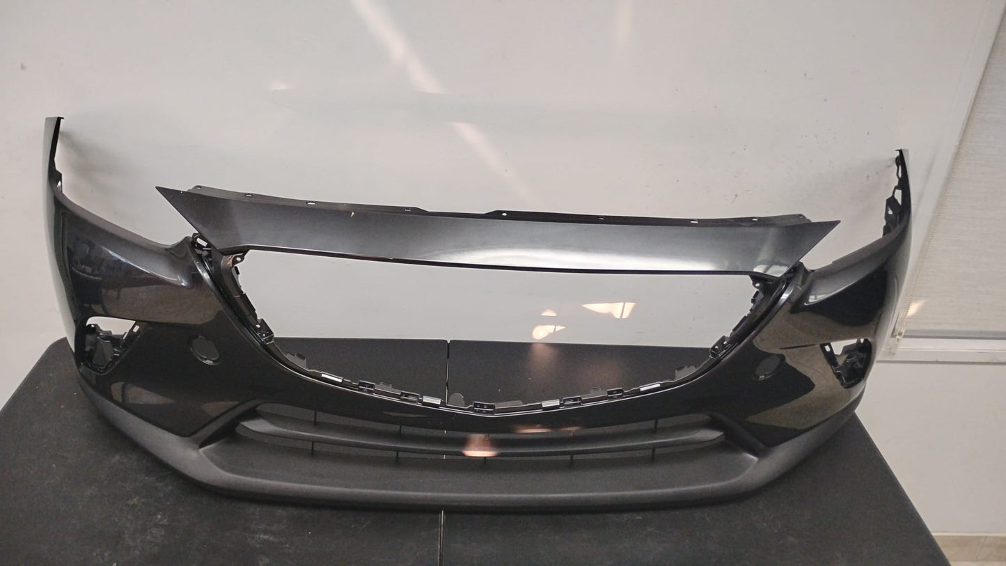 MAZDA CX-3 2019-2021 Front bumper DARK GREY COLOR cover w/Chrome Mldg; prime