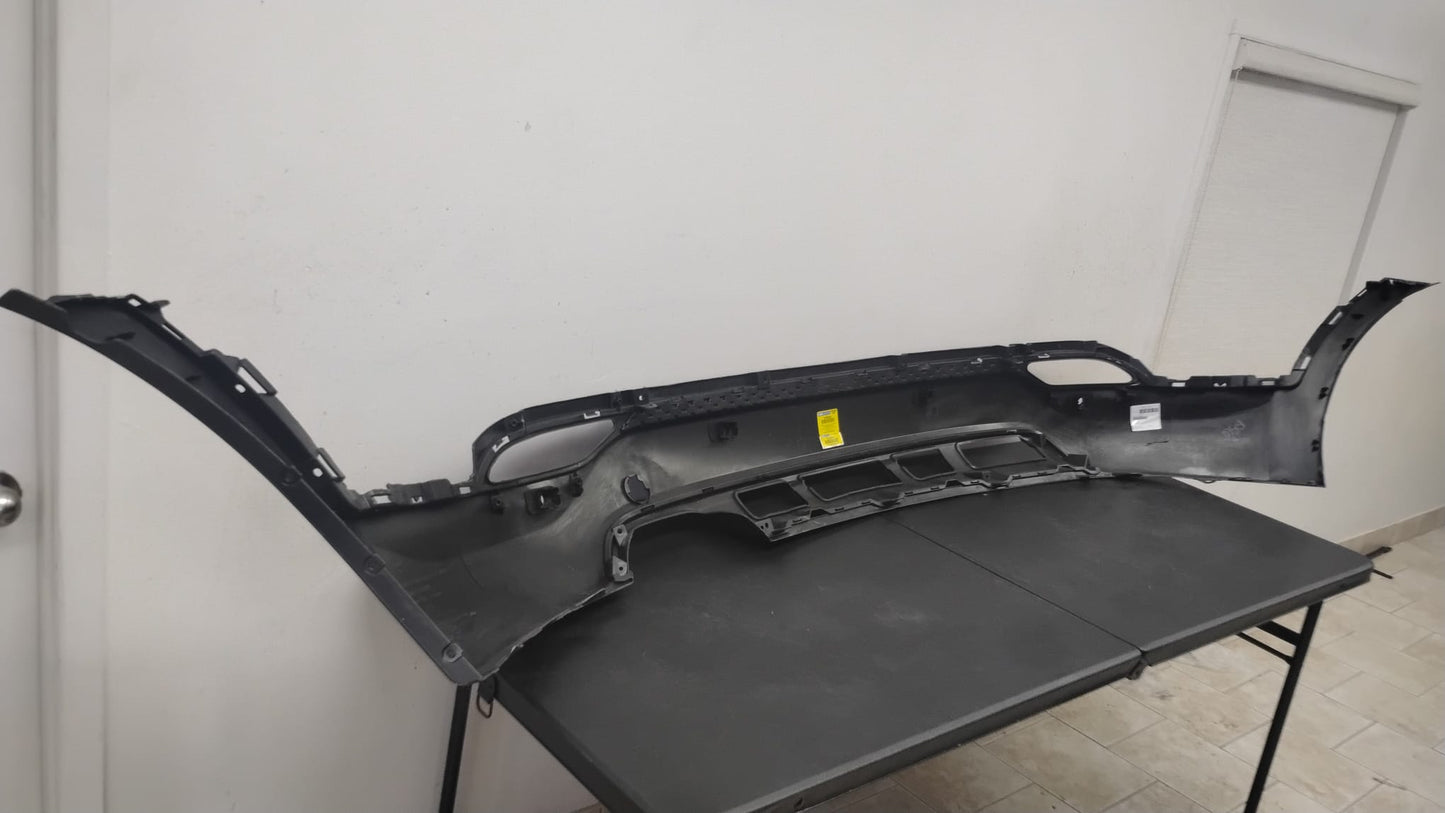 HYUNDAI SANTA FE SPORT 2013-2016 Rear bumper cover lower w/Park Assist Sensors; w/o Blind Spot Detection