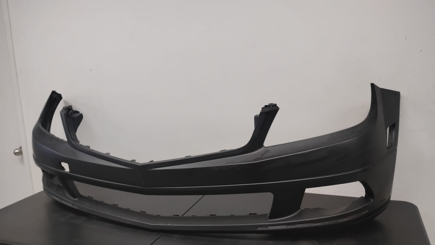 MERCEDEZ BENZ C230 2008 2011 Front bumper cover W204; w/o AMG Styling Pkg; w/o H/Lamp Washers; w/o Parktronic; prime