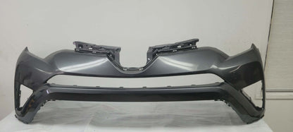 TOYOTA RAV4 2016 2018 Front bumper cover upper USA Builtt; w/o Park Assist; w/o Tab Holes; prime grey color