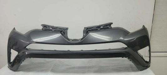 TOYOTA RAV4 2016 2018 Front bumper cover upper USA Builtt; w/o Park Assist; w/o Tab Holes; prime grey color