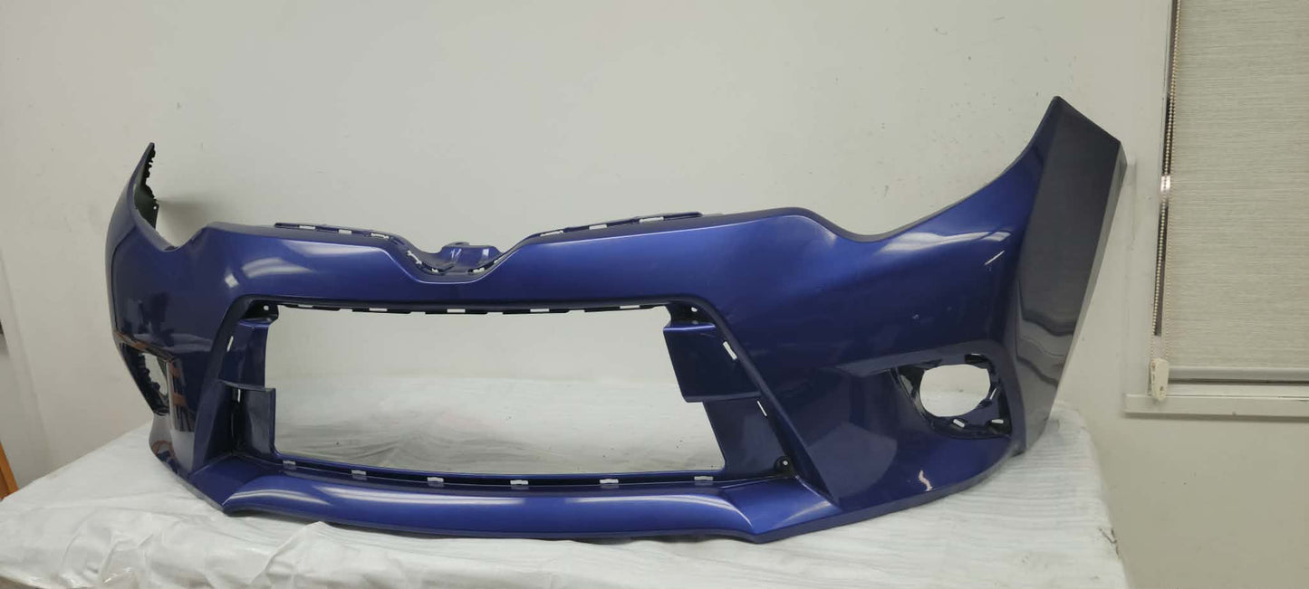 TOYOTA COROLLA 2014-2016 Front bumper cover CE|L|LE|LE ECO; w/o Chrome Grille Surround;