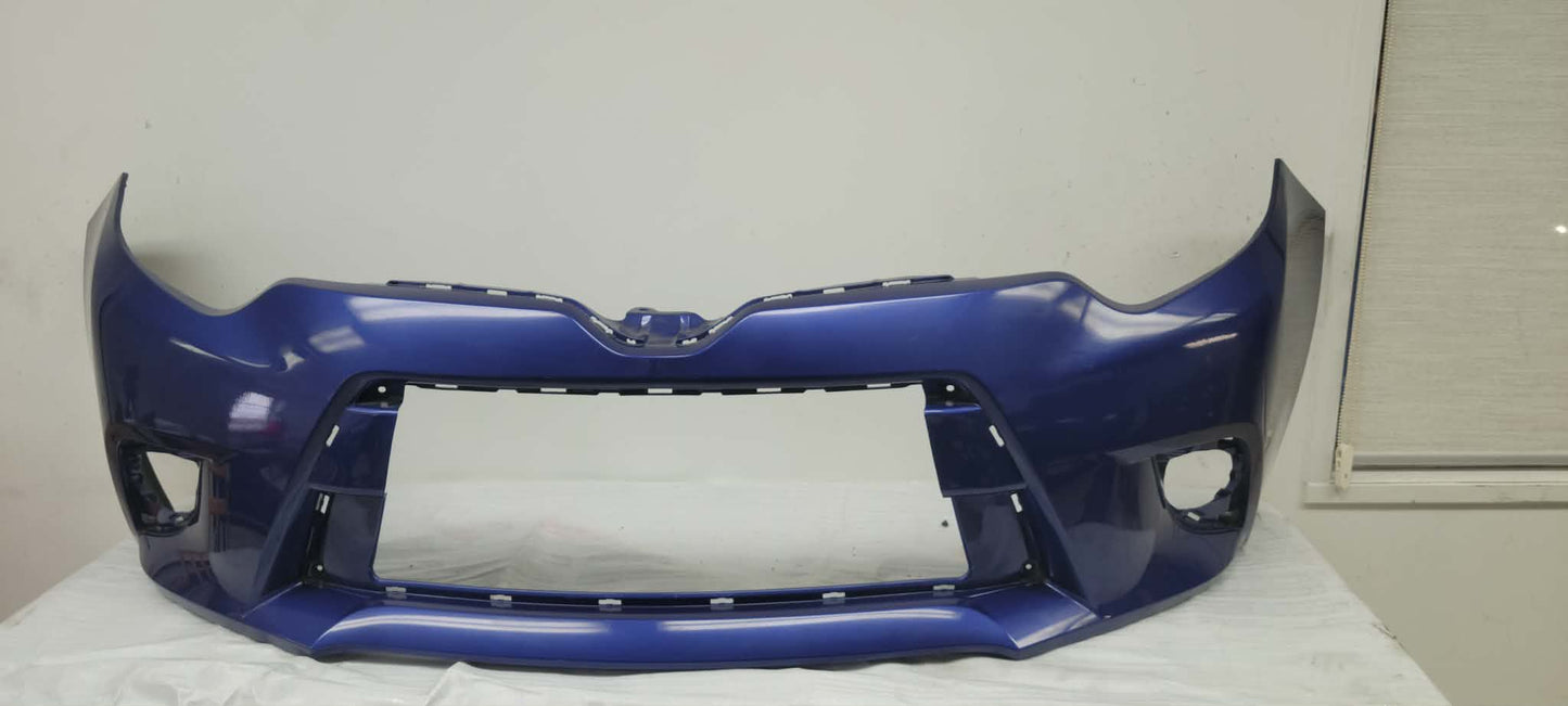 TOYOTA COROLLA 2014-2016 Front bumper cover CE|L|LE|LE ECO; w/o Chrome Grille Surround;