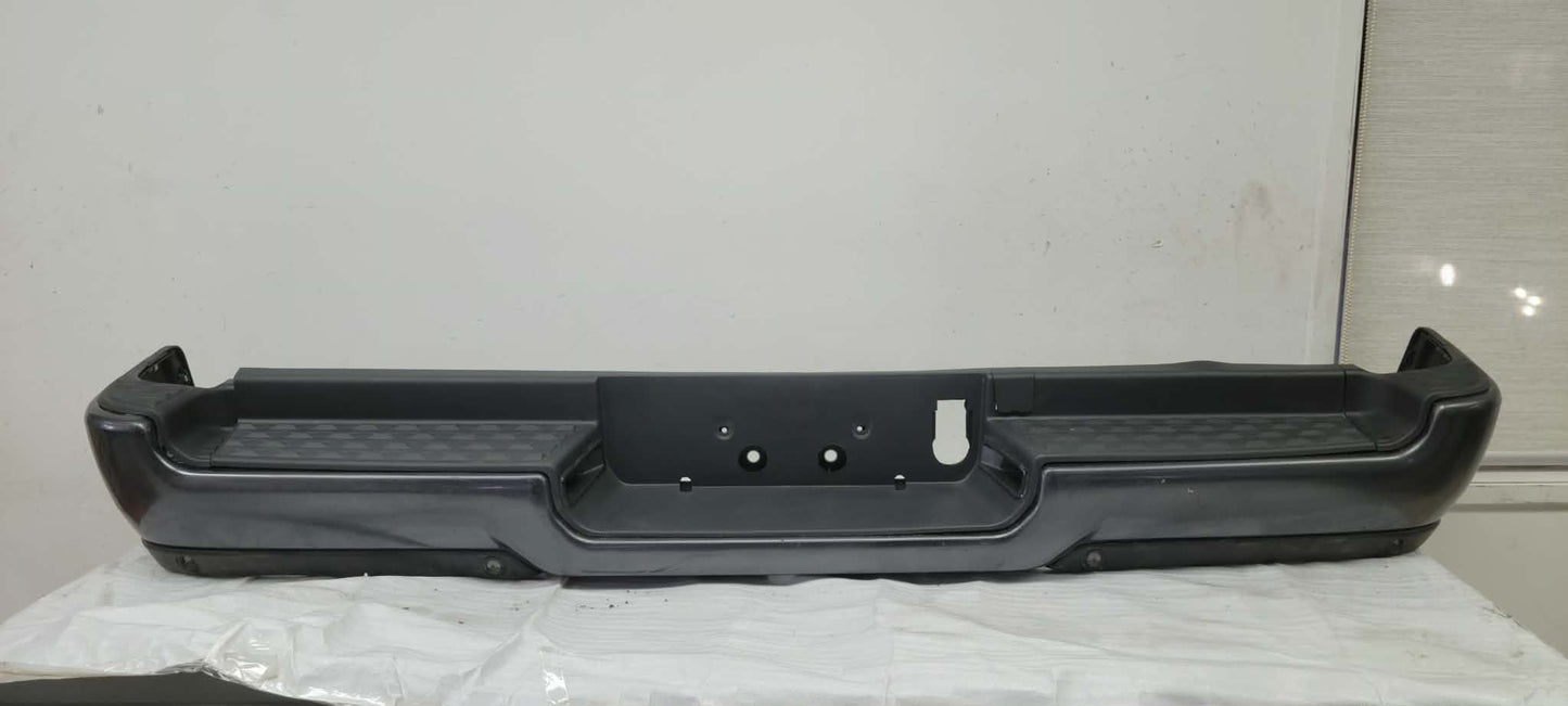 DODGE RAM 1500 SILVER GREY 2019 -2022 Rear bumper assembly Exc REBEL; Single Exh; w/Adv Park; w/Parking Sensor; see notes; prime