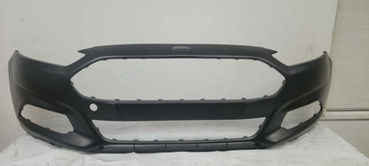 Ford Fusion Front Bumper Cover 2013-2016  W/ Tow Hook, W/O Park Assist- Primed SE, Titanium, S, Hybrid, Energi